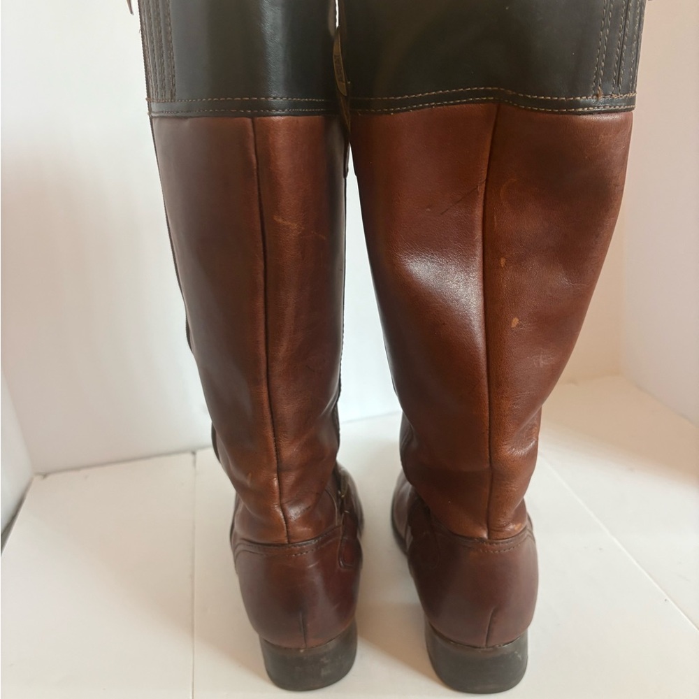 Ariat Women's Tall Brown Leather Side Zip-Up Equestrian Boots. Size 7.5 - Picture 5 of 9